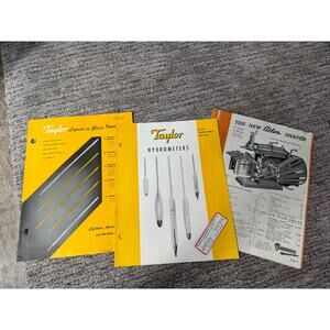 Lot of 3 vintage catalogs.   Taylor and Atlas.   1960s.